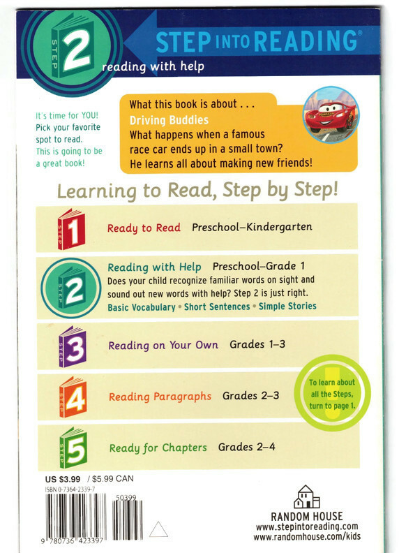 Cars Driving Buddies A Phonics Reader Step-Into-Reading, Step 2 | eBay