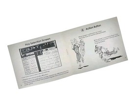 John Elway's Quarterback (Nintendo NES) Instruction Manual Booklet -Authentic-