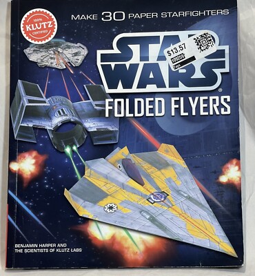Star Wars Folded Flyers Activity Kit Klutz  By Harper / Murphy Paperback