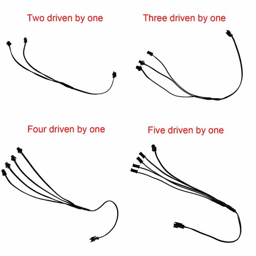1-5M LED Coche Interior Atmósfera Brillo EL Cable Neón Tira Luz Lámpara Decoración - Imagen 9 de 31