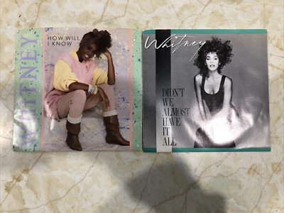 Whitney Houston How Will I Know/Didn t We Almost Have It All 2 NM 45 Lot