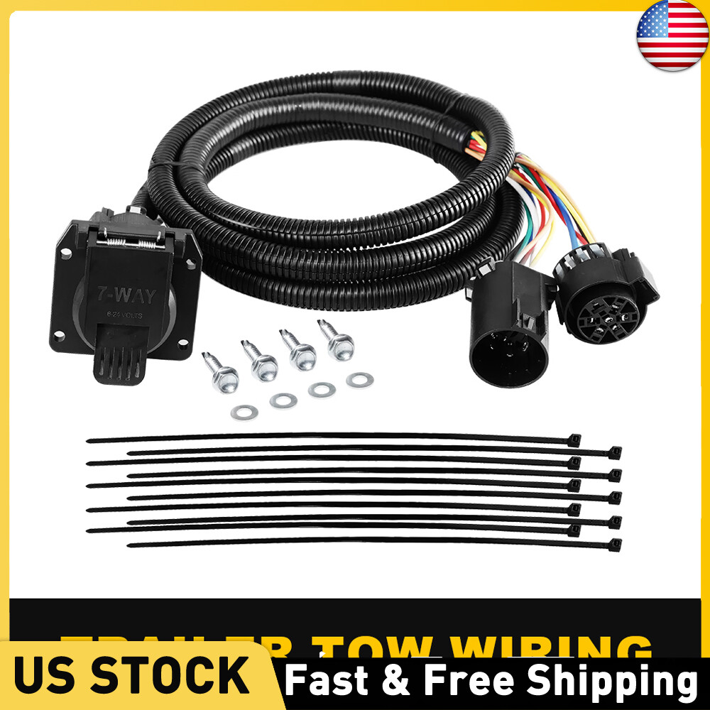 For Ford F150 19972014 CURT 56070 7' 5th Wheel & Gooseneck Wiring