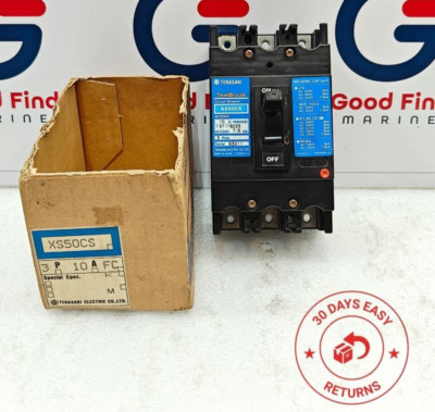TERASAKI XS50CS 10A AC600V 3 POLE CIRCUIT BREAKER NEW FAST SHIPPING