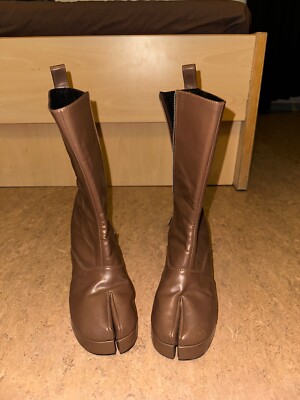 handmade tabi boots brown 37