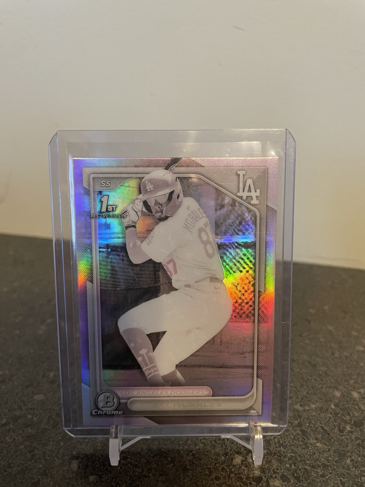 2024 Bowman Chrome Prospects Pearl Refractor Emil Morales #BCP-221