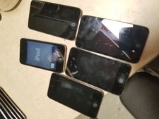 Lot of 5 Apple iPod Touch 4th Generation 8gb 16gb black as is C20
