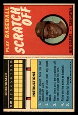 1970 Topps Scratch-Offs Baseball #7 Nate Colbert EX/MT *d7