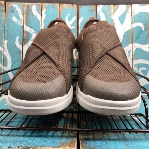 Fitville Brown Marca Hook Loop Strap Easy Top Diabetic Shoes Mens Sz 12.5EW - Picture 4 of 9