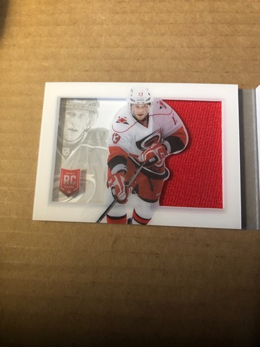 2013-14 Panini Playbook #105 Jared Staal JSY AU RC 5/199 - Picture 4 of 5