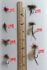 7 Vintage Feather? Fishing/Bait/Hook/Lures/Flies & Article re: H Beaman & N Reed
