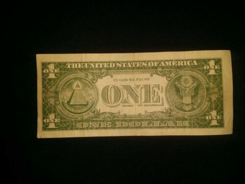 1957 Star note ,blue seal silver certificate - Picture 2 of 2