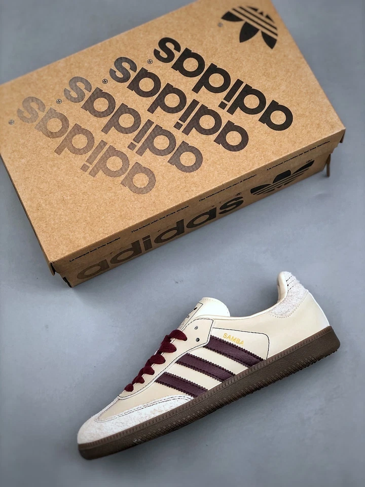 Adidas Originales Samba OG Wonder Blanco Granate Mujer IG1987 Foto 3 de 4