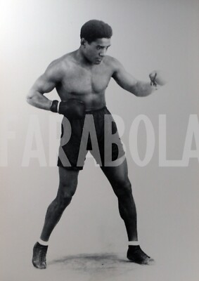 Photo De Presse Vintage Pugilat Leone Jacovacci 1953 Tirage 24x30 Cm