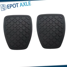 2Pcs Brake Clutch Pedal Pad Cover For Subaru Impreza WRX Legacy Forester Outback