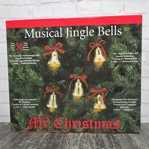 2009 Mr. Christmas Musical Jingle Bells Plays 30 Songs Christmas Lights Tested - Picture 1 of 11