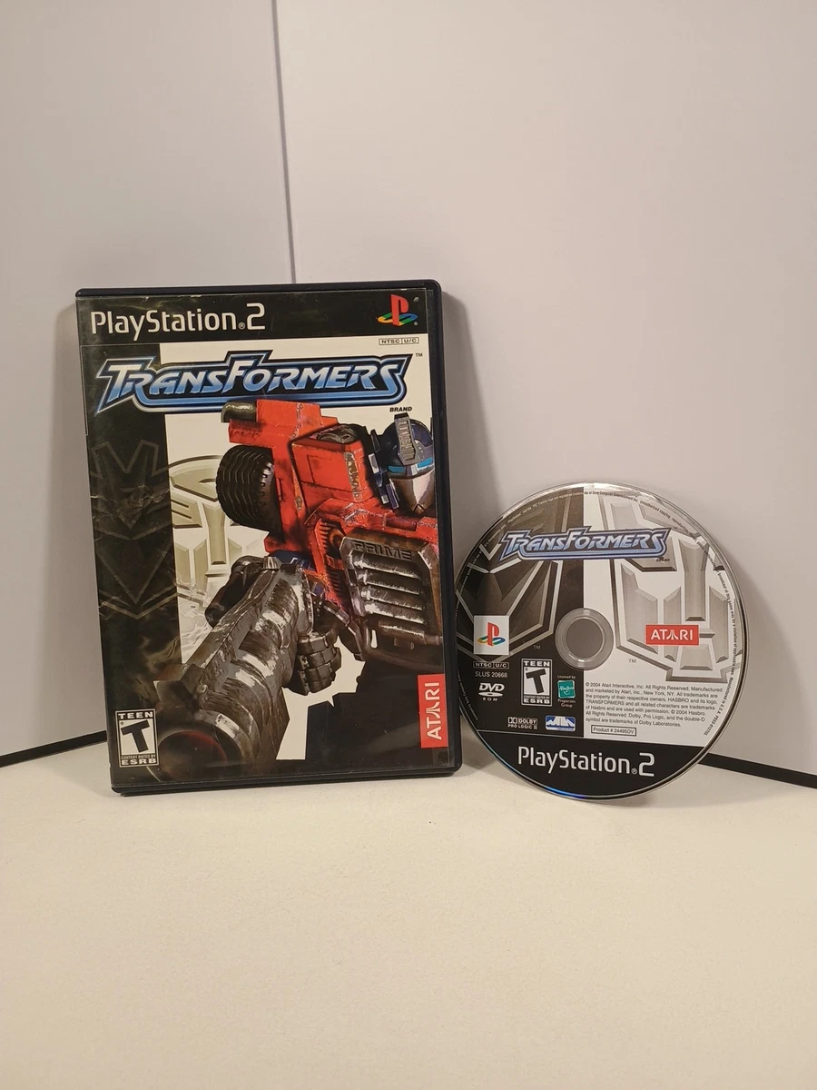 Jeu Transformers – Sony PlayStation 2 (PS2) – Boîtier Complet – Bon état