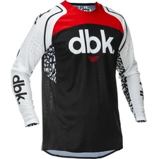 Fly Racing Evolution DST DBK Jersey - Black/White/Red - Large 379-123L
