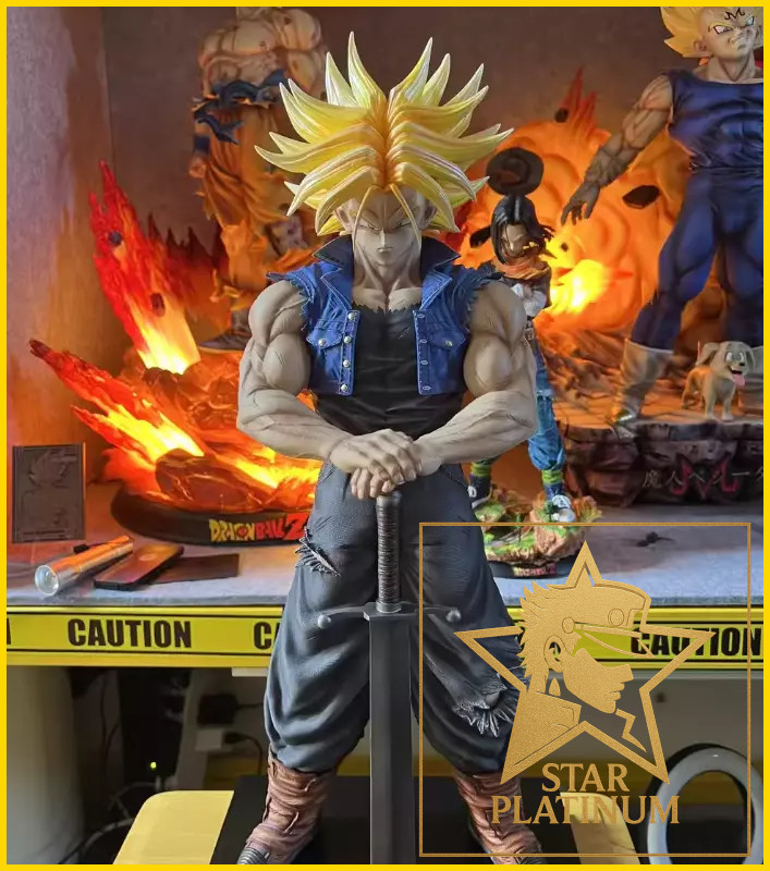 Figurine Dragon Ball Z Trunks Futur Super Saiyan Statue Collection Manga 25cm
