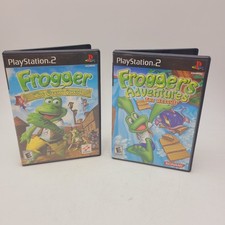 Frogger The Great Quest  & Adventures The Rescue Sony PlayStation2 PS2 Complete 