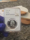 1955 50C PF69☆ Franklin Half Dollar Obverse cameo Reverse proof Still Rare
