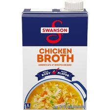 SWANSON S 100% Natural Chicken Broth, 48 Oz Carton