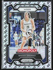 Maddy Siegrist 2024-25 Panini Prizm Monopoly WNBA Go Space #59 Dallas Wings