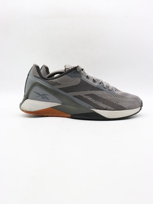 Reebok Nano X1 Athletic Men's 11.5 Gray Mesh CrossFit Sneakers H02830
