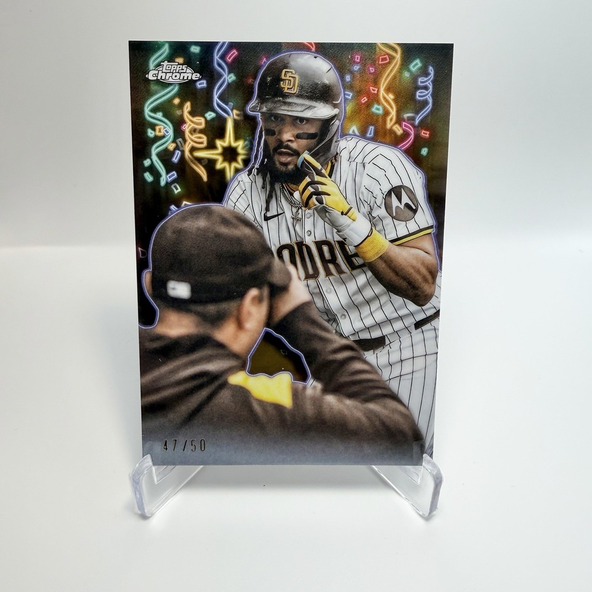 2025 Topps Chrome Update Celebración Fernando Tatis Jr. Gold 