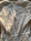 Revolve Lioness Crochet Eyelet Lace White Bell Sleeve Romper Playsuit XS — photo 7