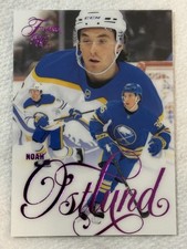 2025-26 UD Flair #186 Noah Ostlund Image C Variant /199 SP Rookie RC Sabres