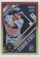 2018 Panini Donruss Optic Diamond Kings Red & Yellow Prizm Aaron Judge #19 0xy0