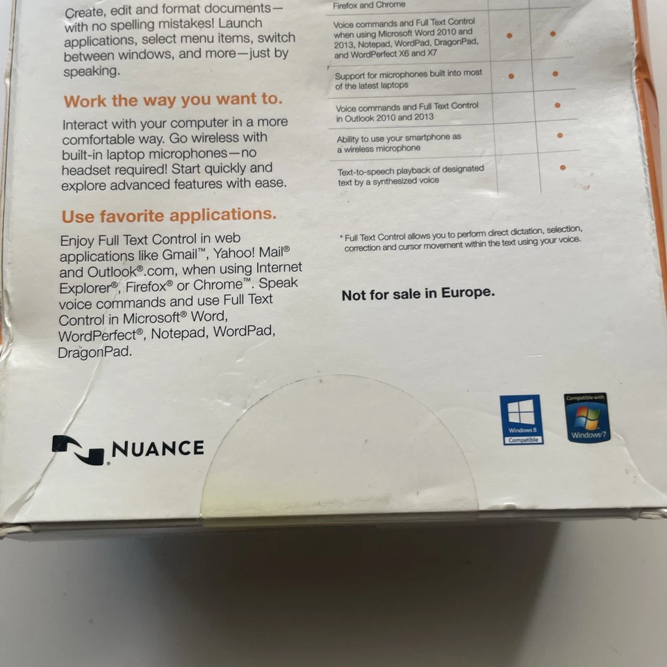 Nuance Dragon NaturallySpeaking 13 Basics Software New - Image 3 of 4