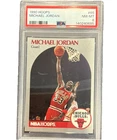 1990-91 NBA Hoops Michael Jordan #65 PSA 8 Chicago Bulls Basketball Card