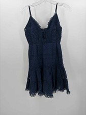 Pre-Owned Zimmermann Navy Size 0 Short Sleeveless Dress