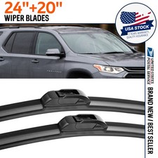 Set Of 2 OEM Quality Windshield Wiper Blades 24"+20" For Toyota Camry 2007-2011