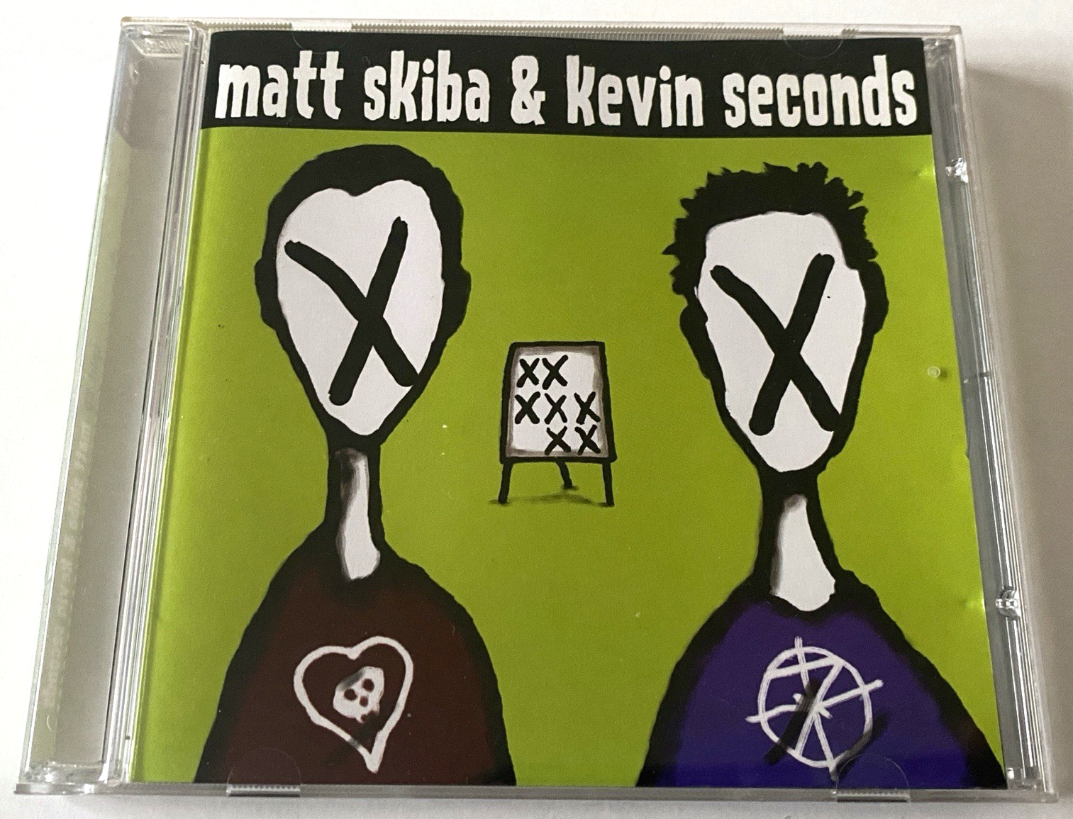 Matt Skiba & Kevin Seconds – Split CD USA Import CD Album 2002 7 Seconds