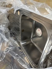 Carron Phoenix Rapid 90 1.0 Bowl Stainless Steel Brushed Inset Sink