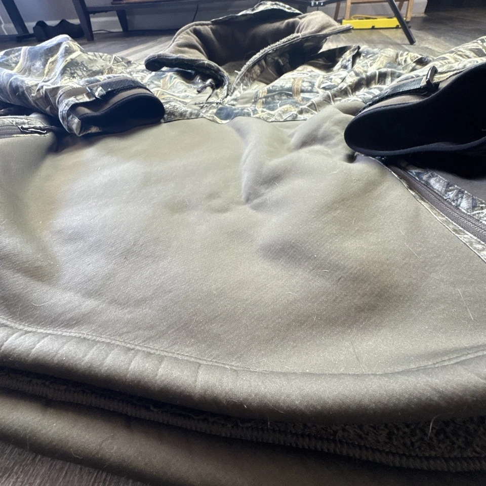 Drake Waterfowl 1/4 zip Pullover Coat Fleeced Lined  Size 2XL - Image 3 of 4