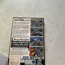 Sega Ozisoft Daytona USA Sega Saturn Racing Game (Car Racing) Manual Included