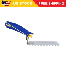 QEP 1/4 in. x 1/4 in. x 1/4 in. Comfort Grip Square-Notch Margin Flooring Trowel