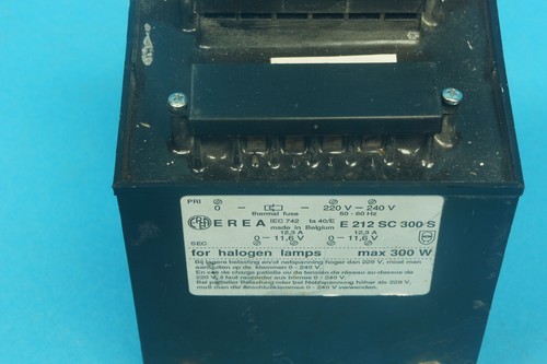 Erea E212SC300S single-phase isolating transformer 220-240 VAC/2x 11.6 VAC 300 W - Afbeelding 2 van 2