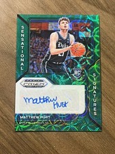 Prizm Draft Picks Sensational Signatures Matthew Hurt Green Choice Scopes /8
