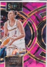 DIANA TAURASI WNBA Select RARE PINK CRACKED ICE PRIZM VARIATION Phoenix Mercury!
