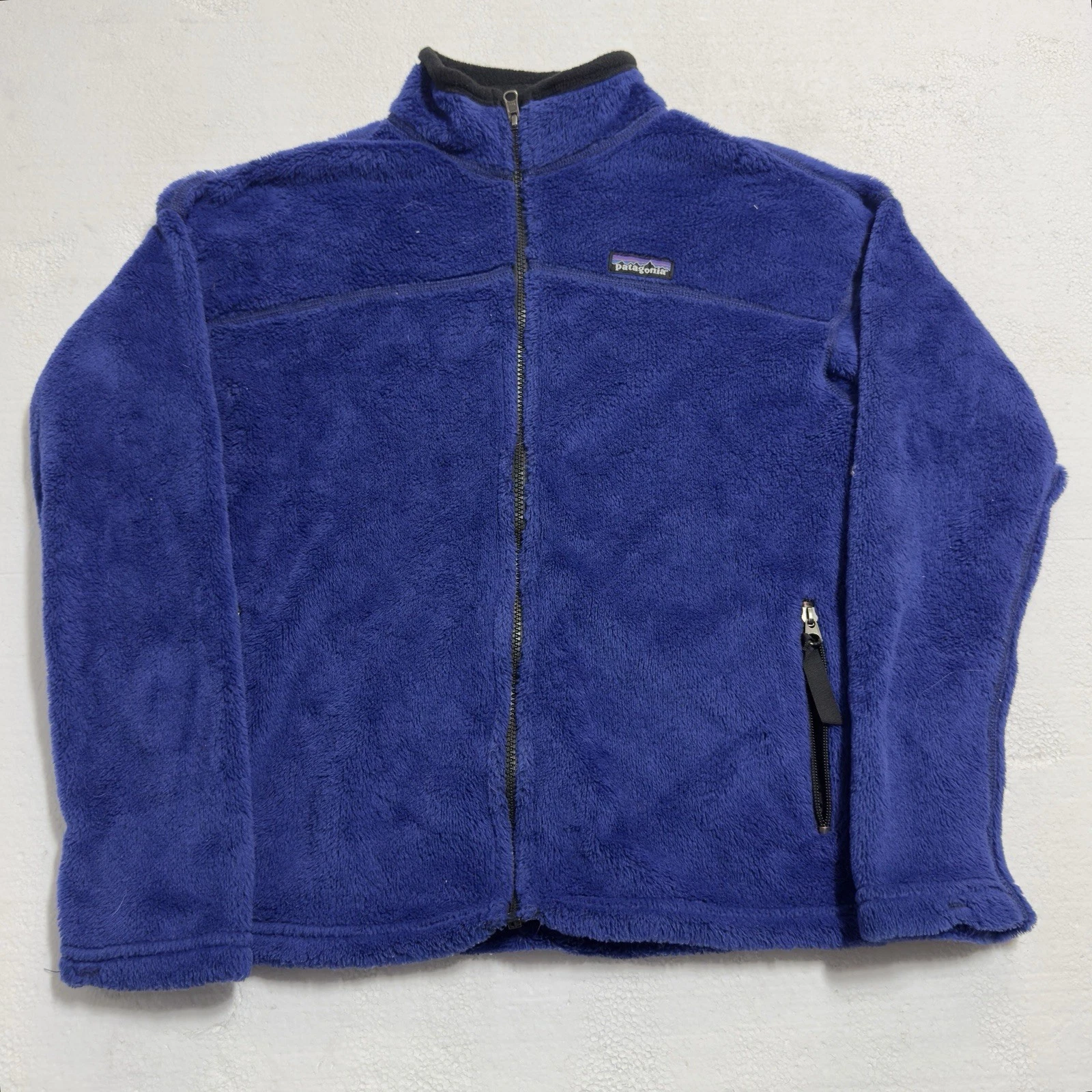 Vintage Patagonia Fleece Jacket Full Zip Size Youth XL
