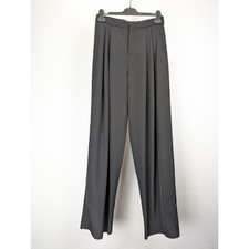 Saint Laurent Paris Pants Gabardine Fluide in Noir BNWT 46