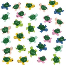 30 Pcs Miniature Turtles Multicolored Mini Turtle Decor Tiny Turtles...