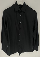 Paul Smith London Men’s Black Cotton L/Sleeve Formal Shirt Size 15.5 Excellent!