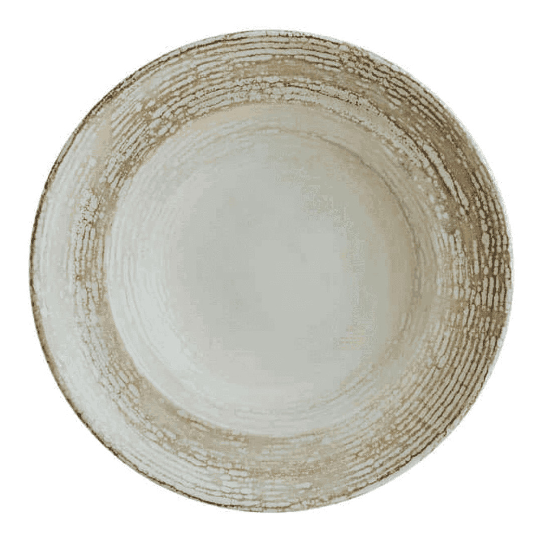 Plato De Pasta Tazón Beige De Porcelana 27 Cm - Bonnà - Restaurante