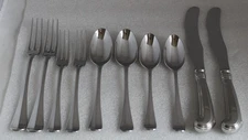 Lenox Williamsburg Royal Scroll Flatware 2 PLACE SETTINGS - 10 pieces- 18/8