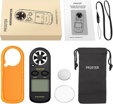 Proster 3-in-1 Handheld Digital Anemometer  Wind Speed, Temperature & Wind Chill